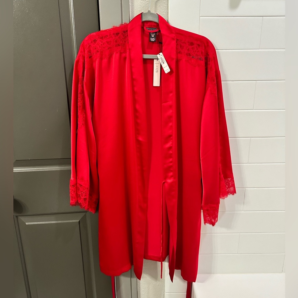 Victoria Secret Red Robe NWT